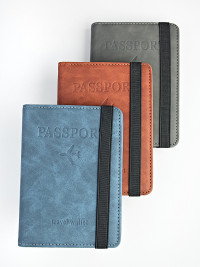 A-127 Обложка на паспорт "Travel wallet 1871/1999" (эко-кожа)