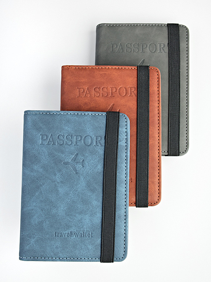 A-127 Обложка на паспорт "Travel wallet 1871/1999" (эко-кожа)