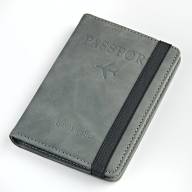 A-127 Обложка на паспорт &quot;Travel wallet 1871/1999&quot; (эко-кожа) - A-127 Обложка на паспорт "Travel wallet 1871/1999" (эко-кожа)