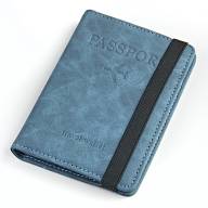 A-127 Обложка на паспорт &quot;Travel wallet 1871/1999&quot; (эко-кожа) - A-127 Обложка на паспорт "Travel wallet 1871/1999" (эко-кожа)