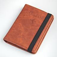 A-127 Обложка на паспорт &quot;Travel wallet 1871/1999&quot; (эко-кожа) - A-127 Обложка на паспорт "Travel wallet 1871/1999" (эко-кожа)